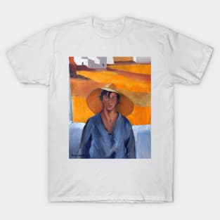 The Straw Hat - after Nikolaos Lytras T-Shirt